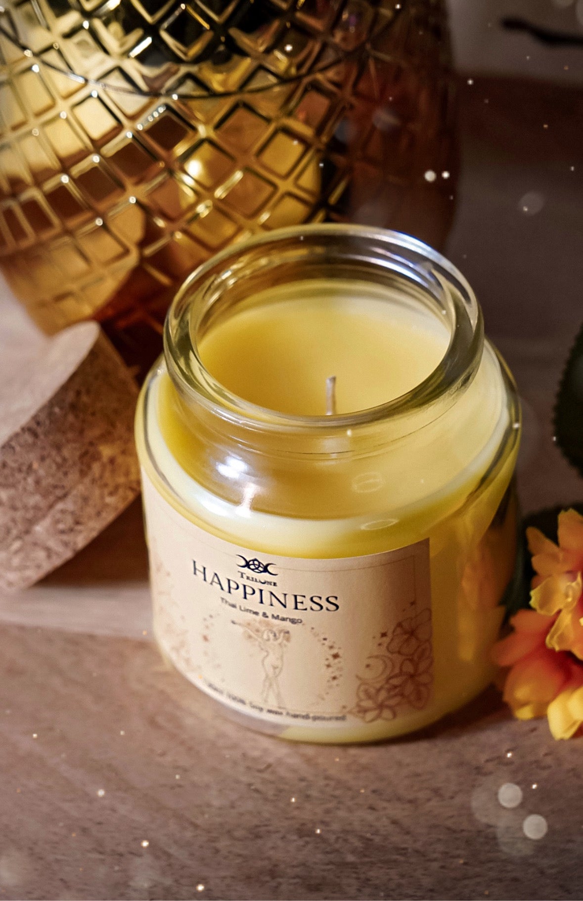 Candela Rituale "Happiness" - Thai Lime e Mango 130ml