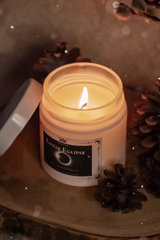 Candela Rituale "Lunar Eclipse" al Miele Ambrato e Tabacco 130ml