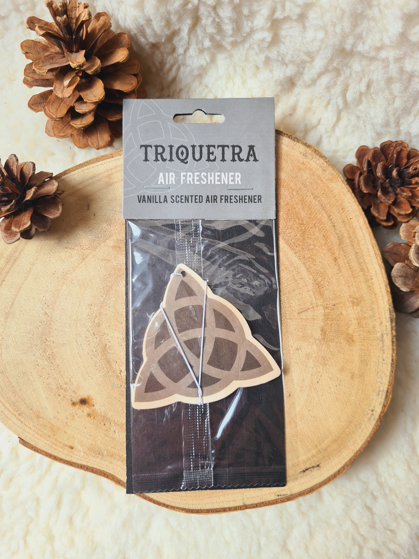 Profumatore per Auto con Triquetra | Fragranza Vaniglia