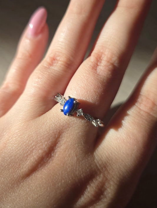Anello Astra – Pietra Naturale e Zirconi