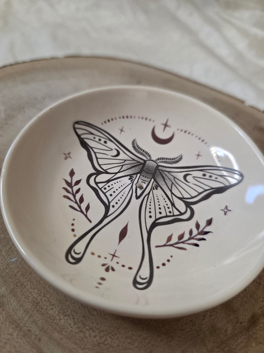 Piattino Porta Incenso Luna Moth