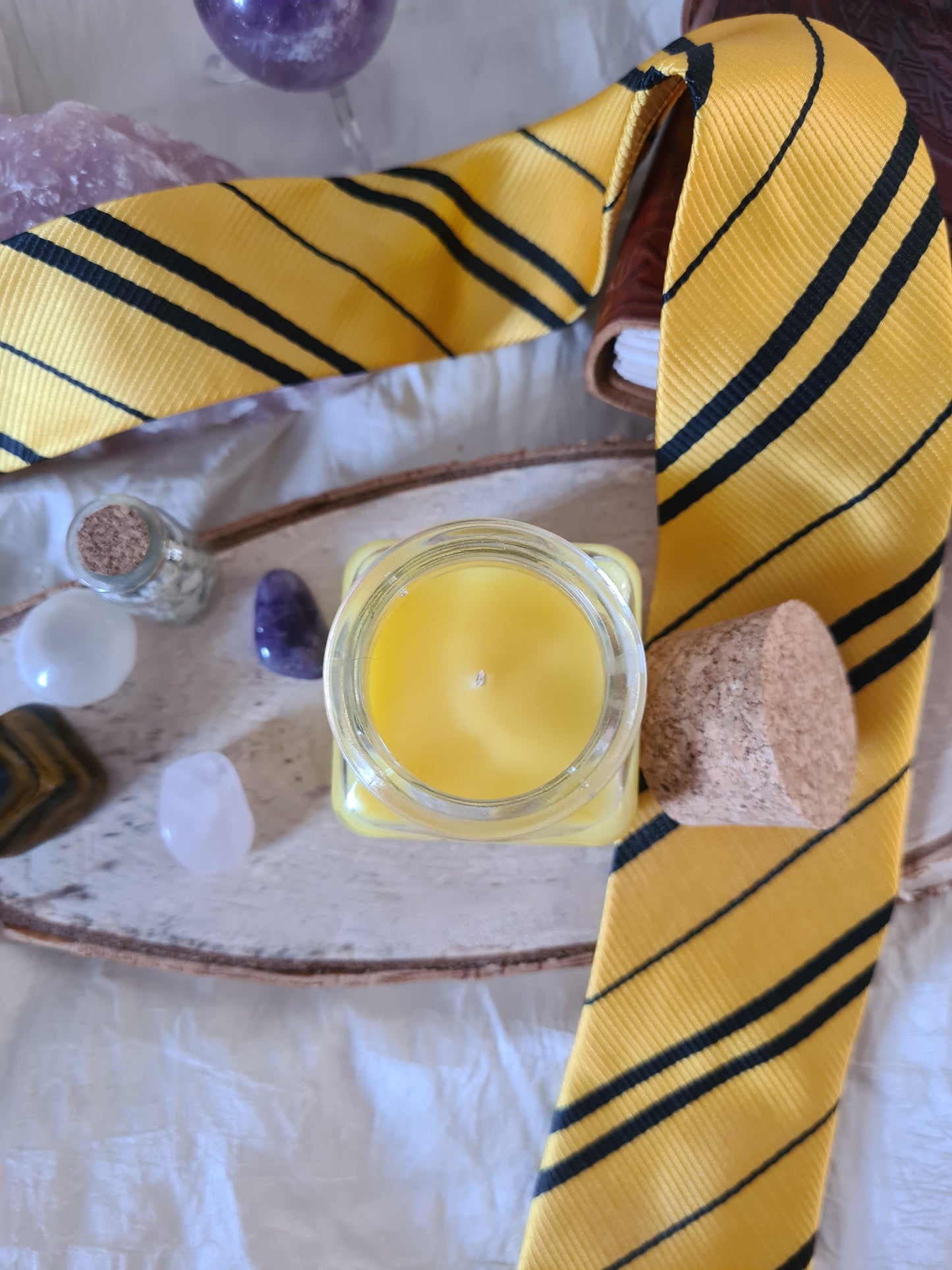 Candela "Hufflepuff" – Vaniglia del Madagascar | 130ml o 80ml