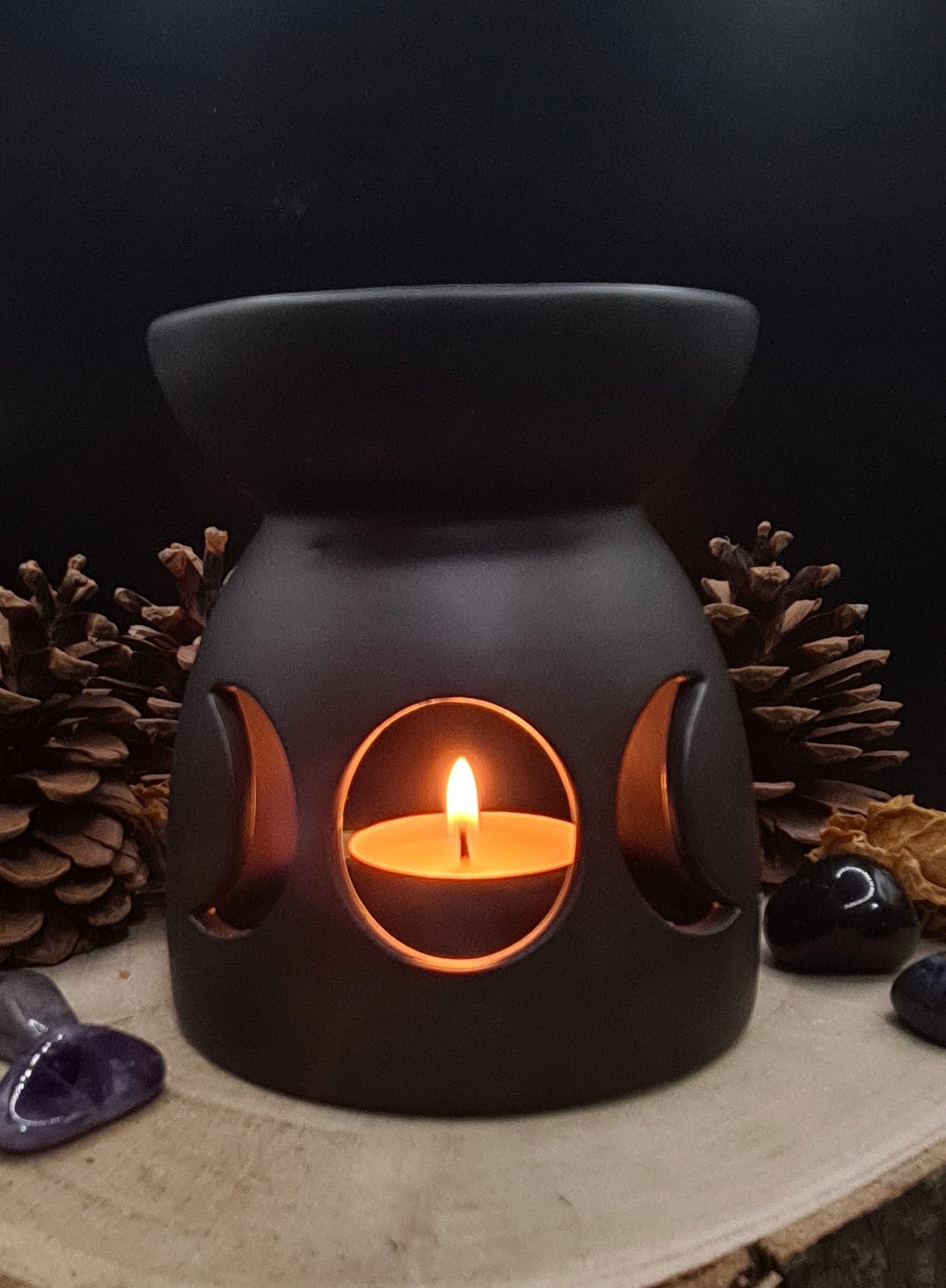 Fornelletto Brucia Essenze con Triplice Luna