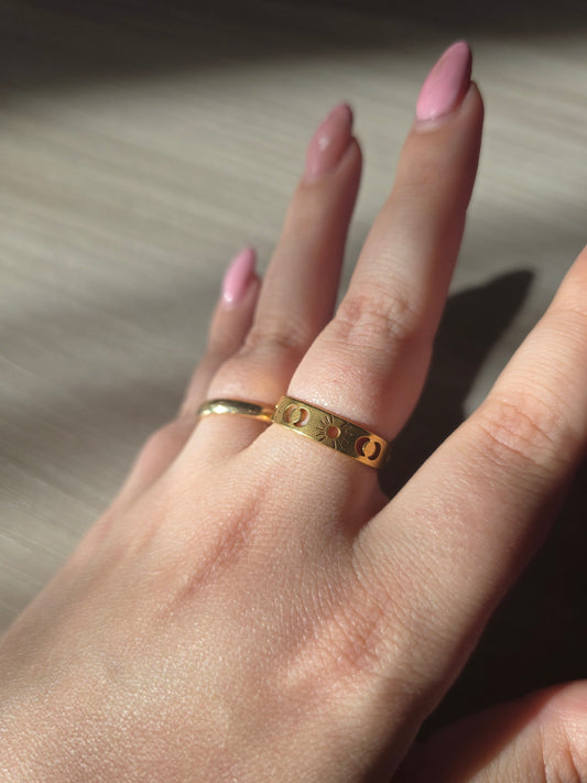 Anello Lunaria – Sole e Fasi Lunari
