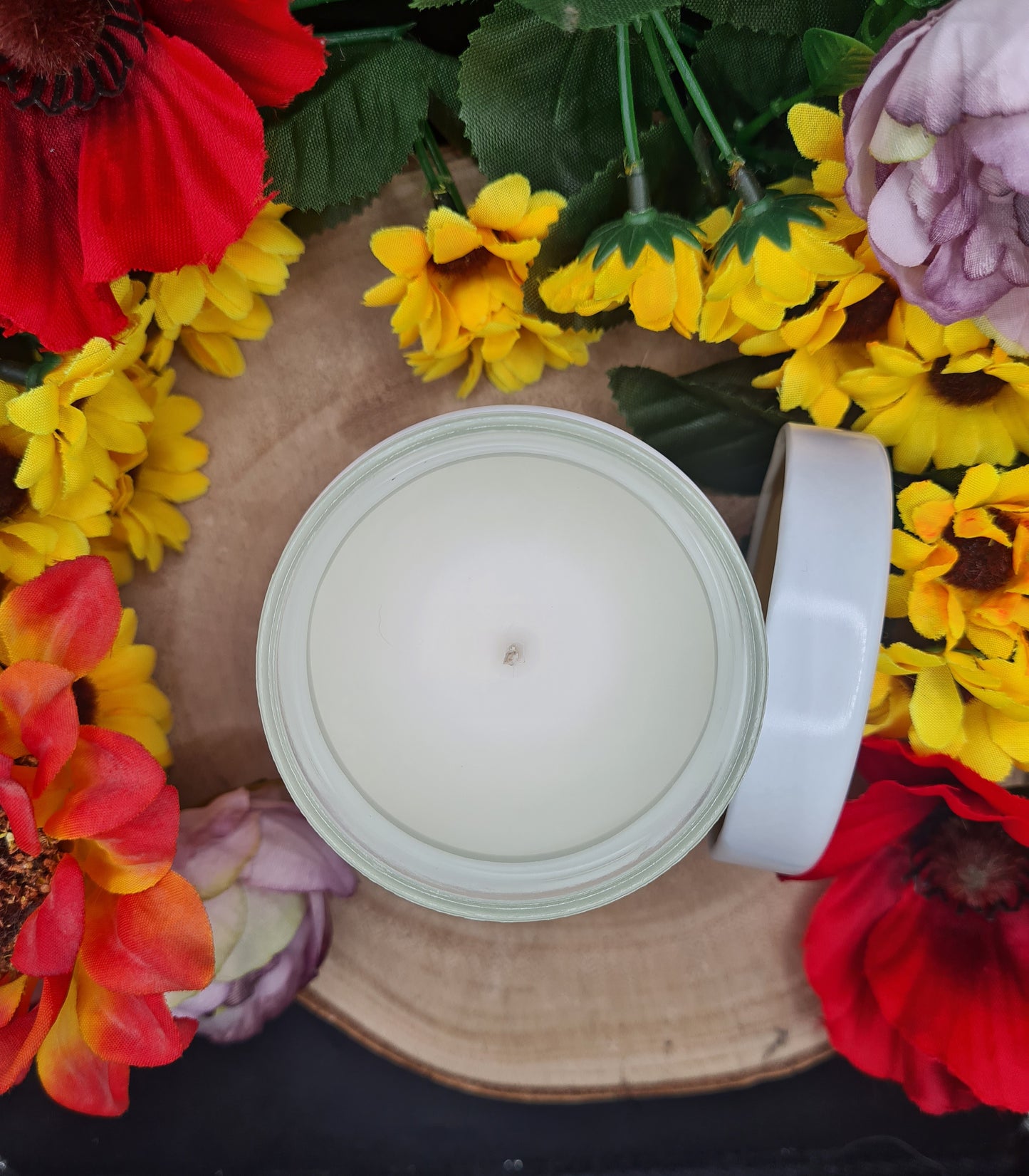 Candela "Beltane Circle" | Profumo di Fiore di Pisello Selvatico 130ml