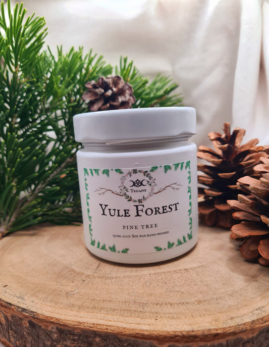 Candela Rituale "Yule Forest" / Abete di Natale 130ml