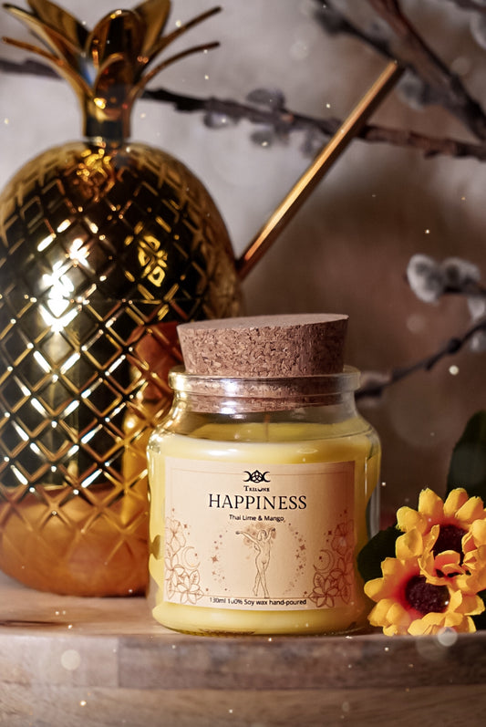 Candela Rituale "Happiness" - Thai Lime e Mango 130ml
