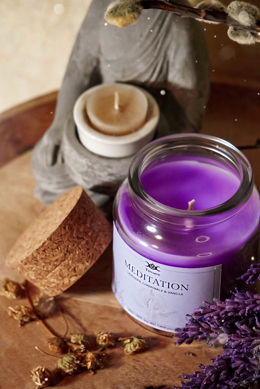 Candela Rituale "Meditation"/ Lavanda, Camomilla e Vaniglia 130ml