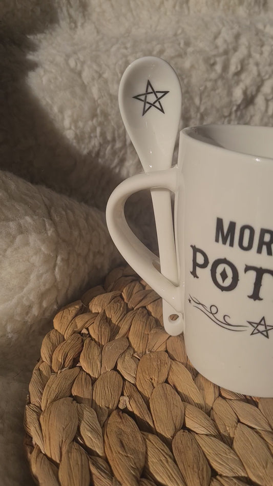 Tazza “Morning Potion” con Cucchiaino Pentagramma – 300 ml