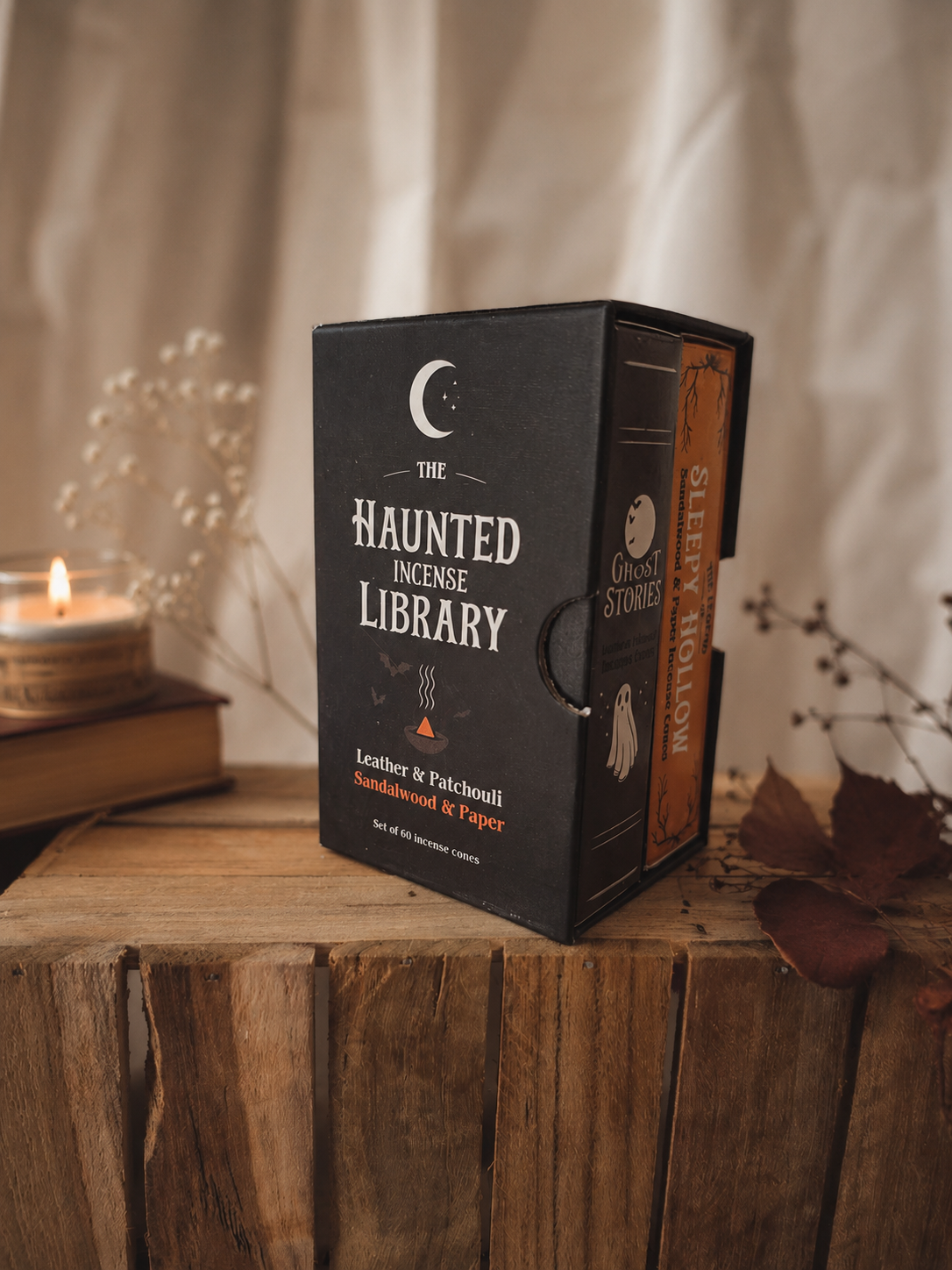 The Haunted Incense Library, Cofanetto di Incensi "Ghost Stories & Sleepy Hollow" | 60 Coni d'Incenso
