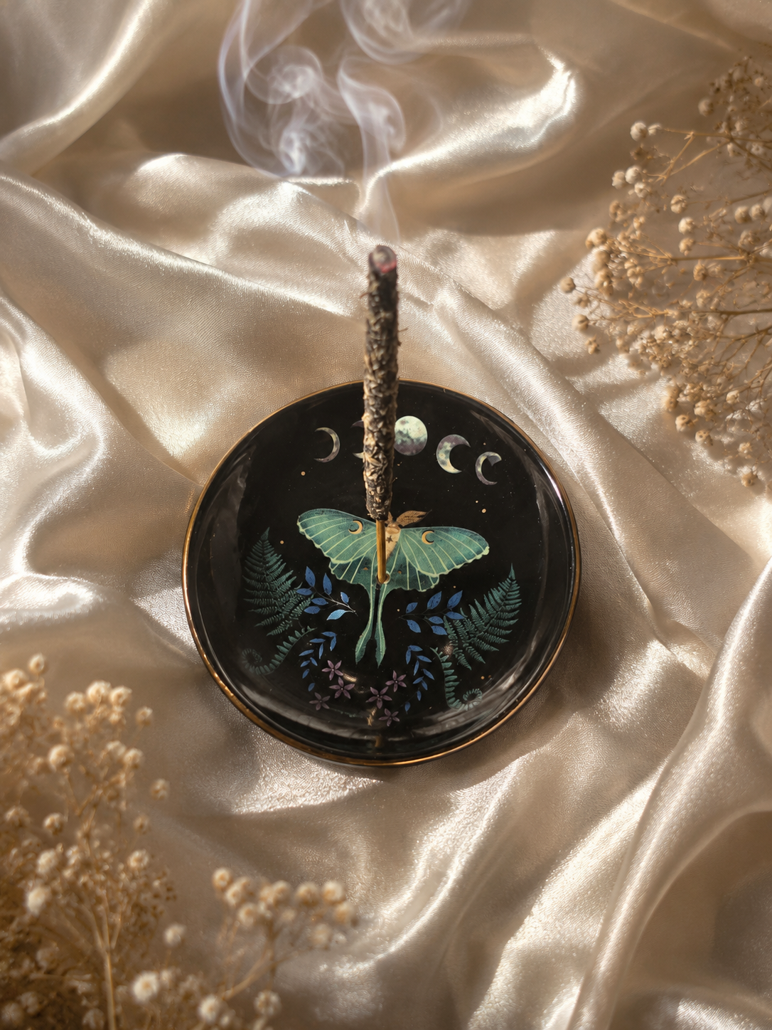 Piattino Porta Incenso – Luna Moth