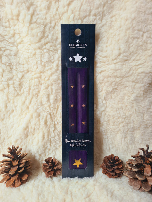 Porta Incenso in Legno "Stella"