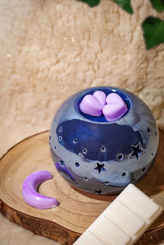 Fornelletto Brucia Essenze Viola Iridescente