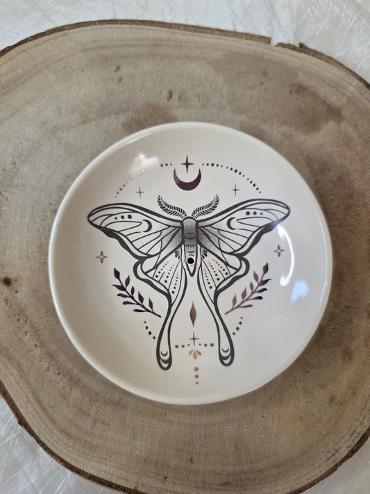Piattino Porta Incenso Luna Moth