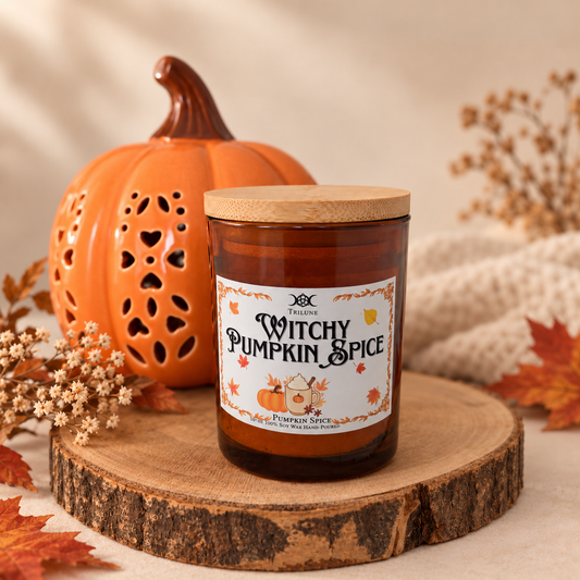Witchy Pumpkin Spice – Candela Autunnale in Cera di Soia