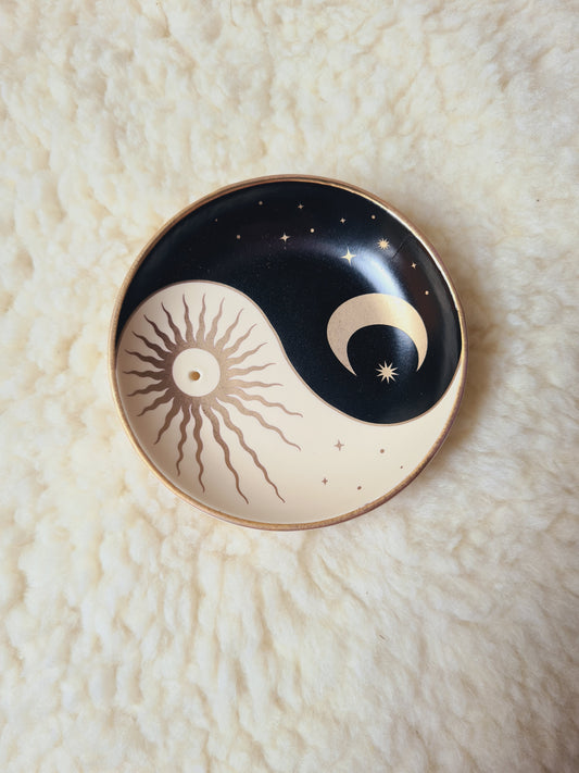 Piattino Porta Incenso Yin Yang