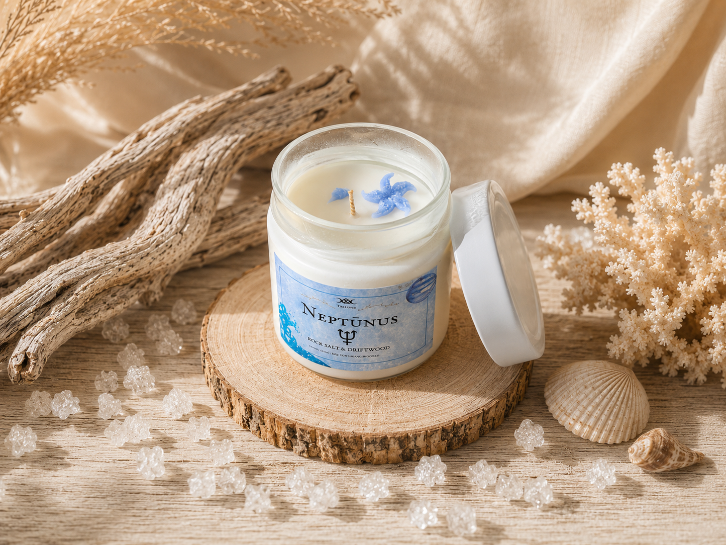 Candela "Neptunus" | Salgemma e Legni Marini  130ml