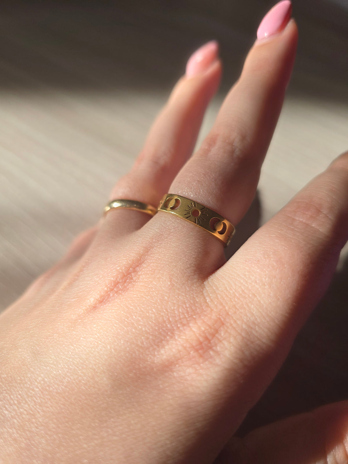 Anello Lunaria – Sole e Fasi Lunari