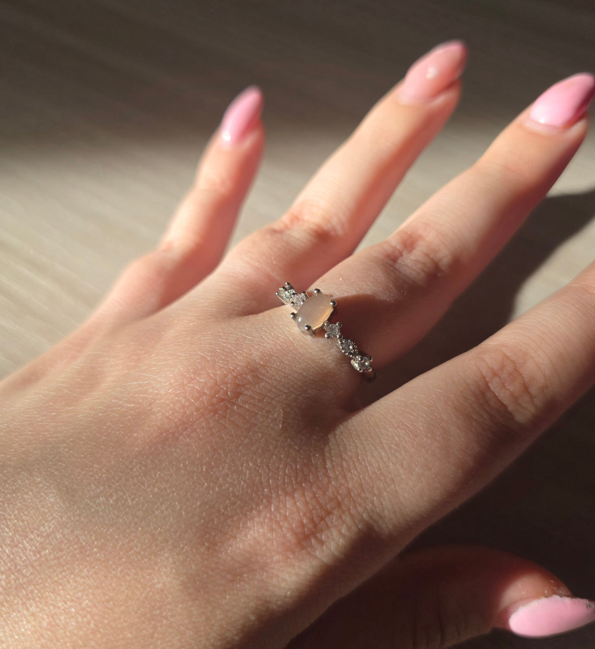 Anello Astra – Pietra Naturale e Zirconi