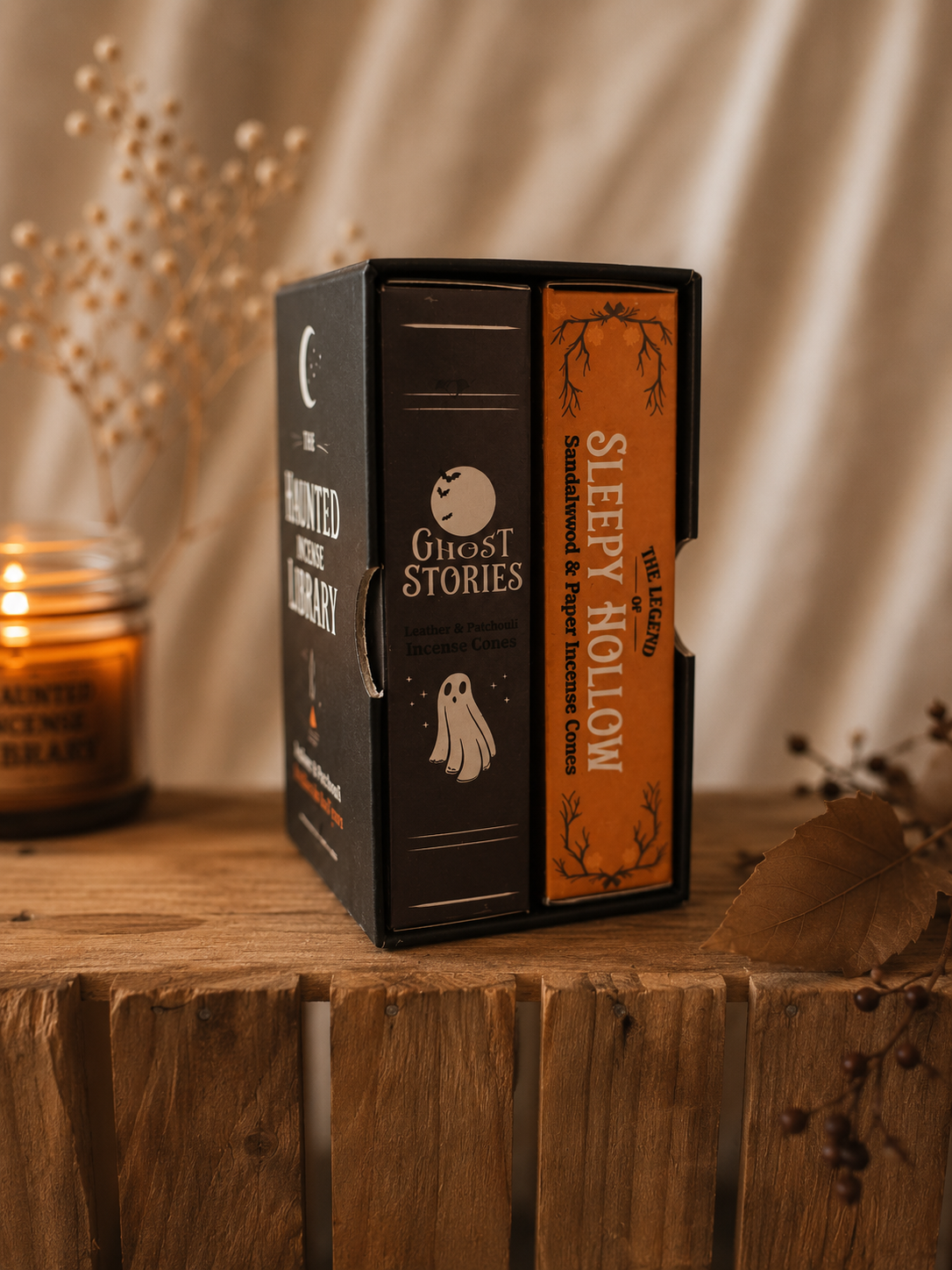The Haunted Incense Library, Cofanetto di Incensi "Ghost Stories & Sleepy Hollow" | 60 Coni d'Incenso