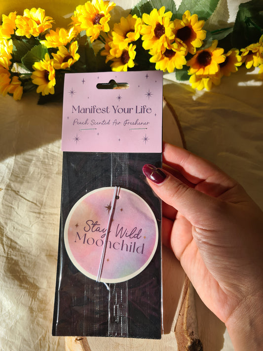 Profumatore per Auto "Stay Wild Moon Child" | alla Pesca