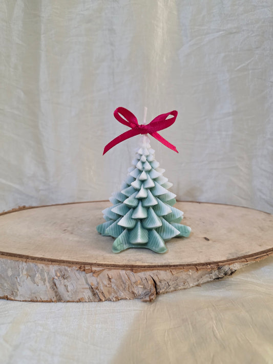 Candela Decorativa “Yule Forest” | Pino Innevato | Profumo di Foresta di Abeti