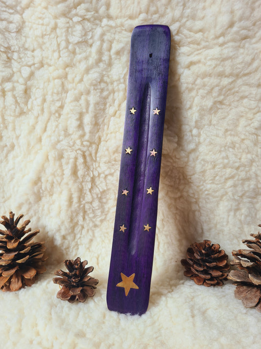 Porta Incenso in Legno "Stella"