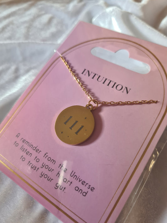 Collane con numeri Angelici in Acciaio Inossidabile