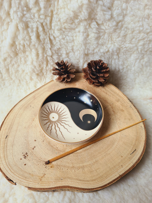 Piattino Porta Incenso Yin Yang