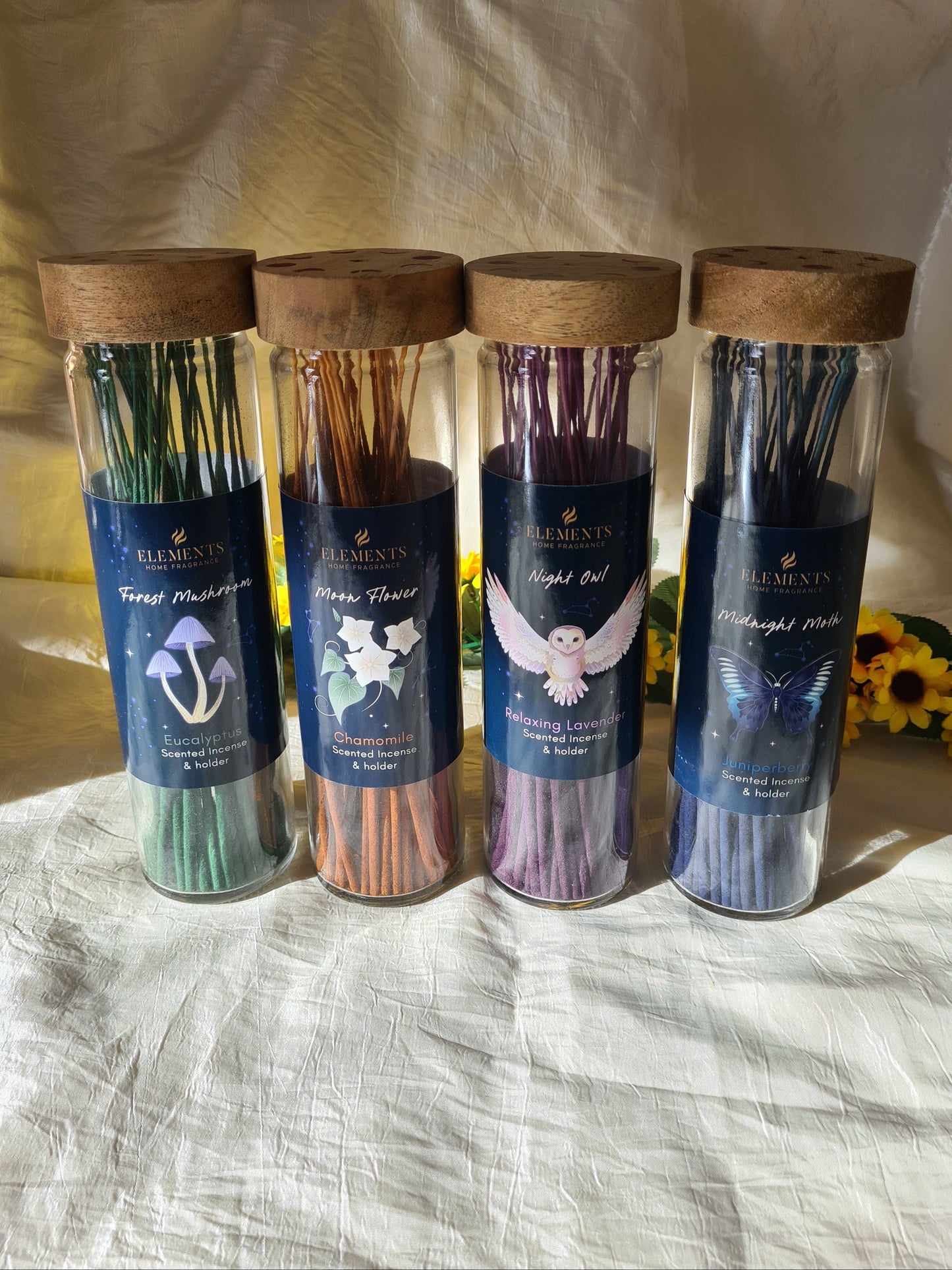 Incensi “Midnight Forest” con Coperchio Porta Incenso